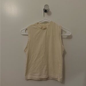 Skims Cream Short Sleeve Shirt